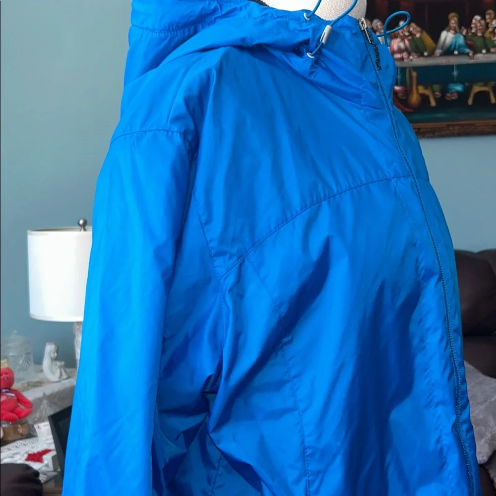 Columbia Women’s Bright Blue Nylon Coat Size 2X - Picture 5 of 14